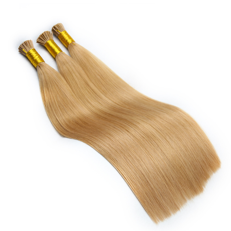 Wholesale Italian Keratin Glue Bond I Tip Hair Extensions Human Hair Remy Keratin Hair Extensions